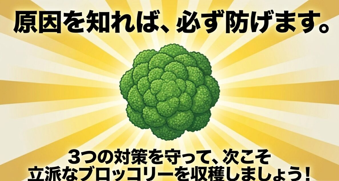 ブロッコリーの葉っぱだけ伸びる現象と対策まとめ ブロッコリーの葉ばかり育つ原因を知り対策を守って収穫を目指す