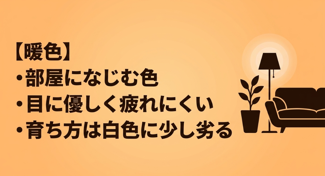 暖色の植物育成ライトの特徴とメリット、デメリットをわかりやすく解説