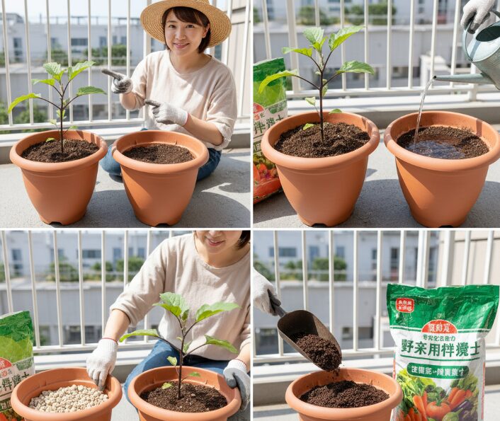 成功を左右するプランターの土の量