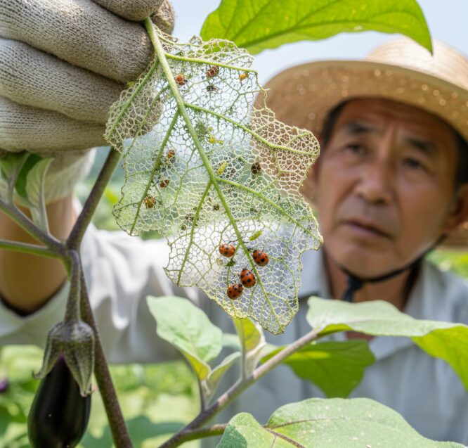 葉がボロボロなのは害虫のサインかも