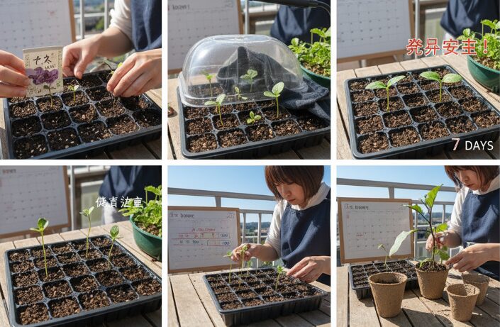 最適なナスの種まき時期はいつ?