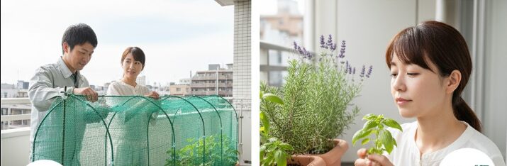 ベランダ菜園は迷惑と言われないための工夫