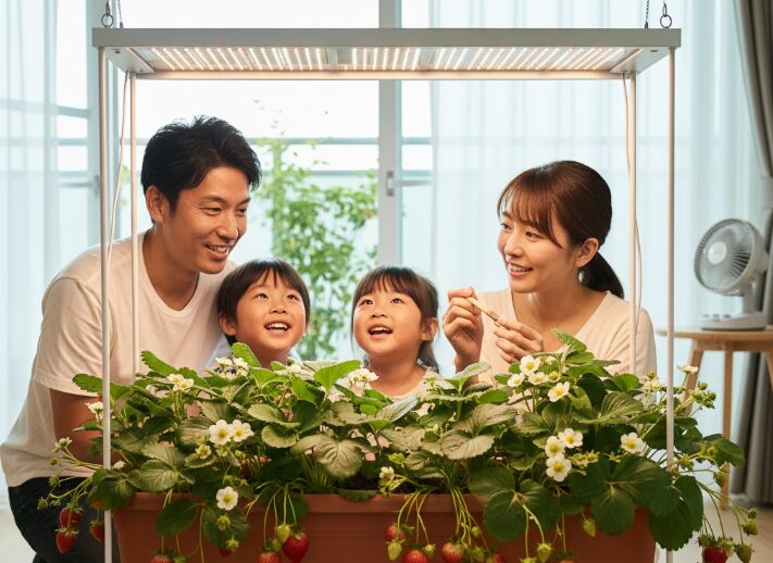 いちごは室内で育てられるの？