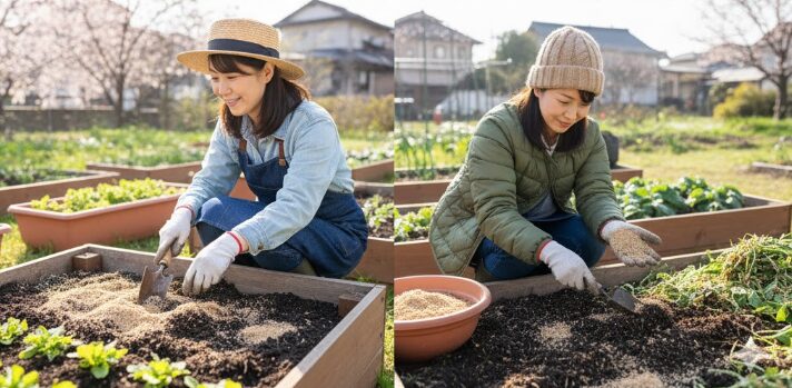 米ぬかを土に混ぜる時期はいつが良い?