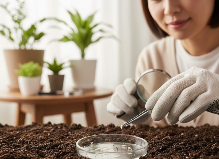 ハダニは土の中に潜んでいる?