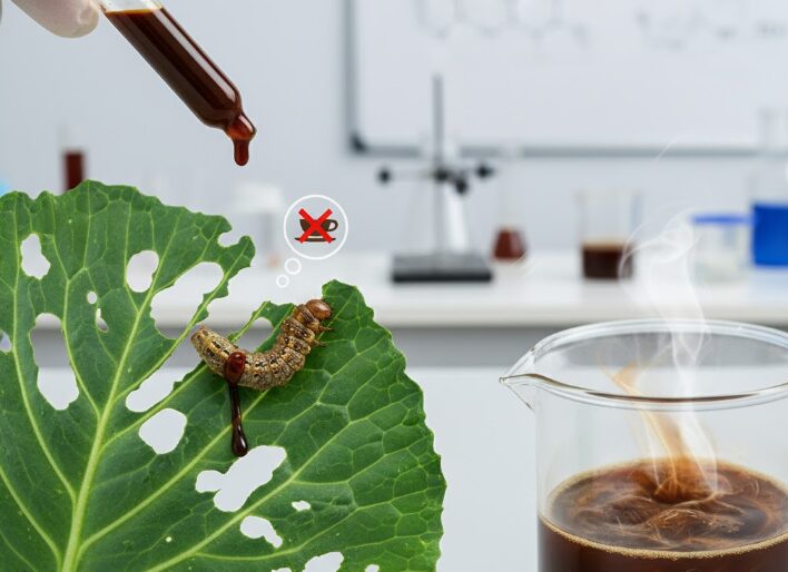 ヨトウムシ駆除とコーヒーの科学的根拠