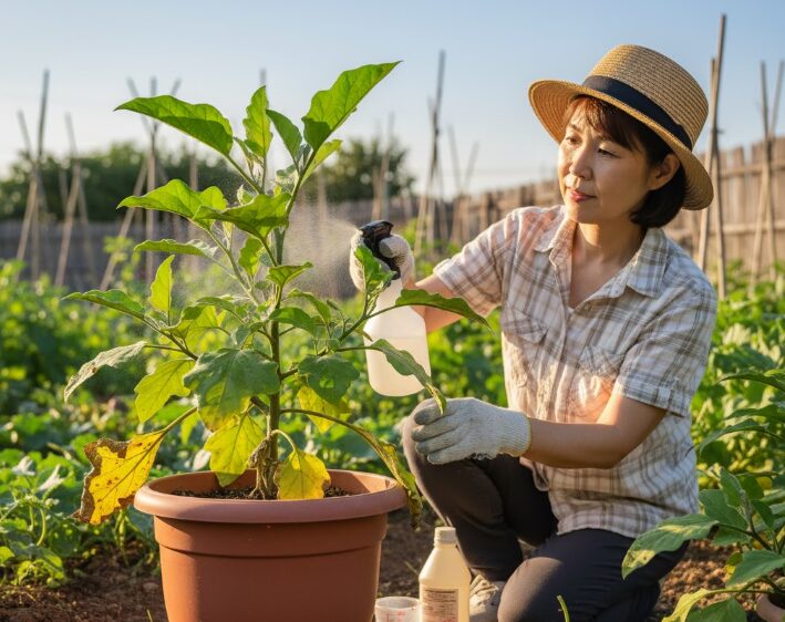 木酢液を使ったハダニへの効果