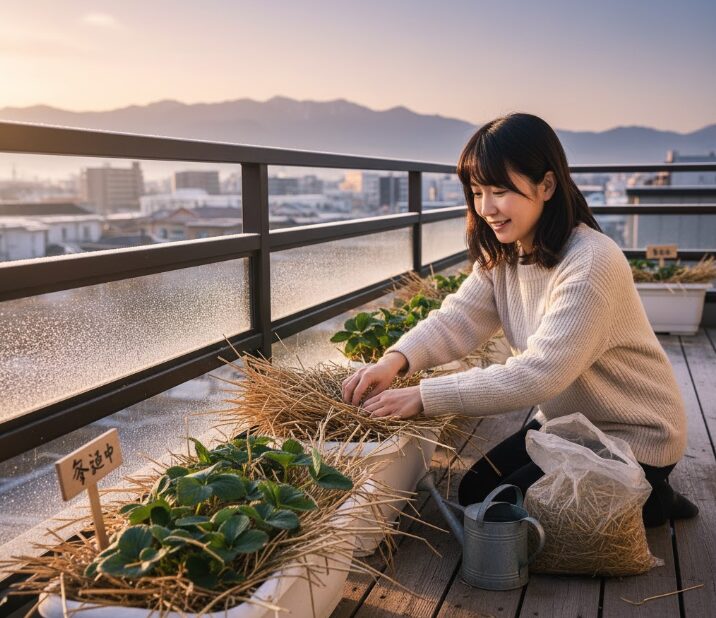 植え替え後のプランターでの冬越し方法