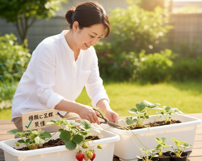 育て方の基本とランナーの処理