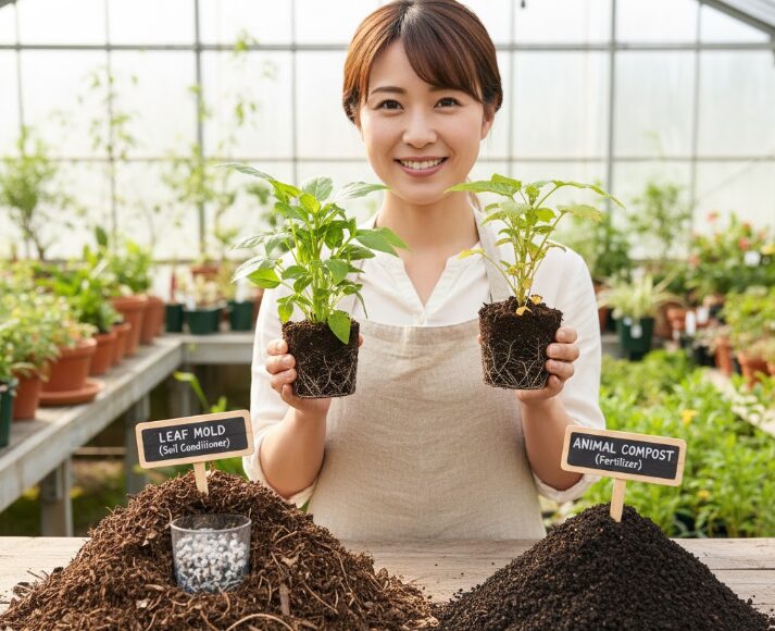 腐葉土の効果と堆肥との違いとは