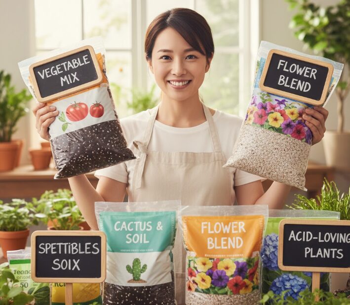 野菜や花に適した土の選び方