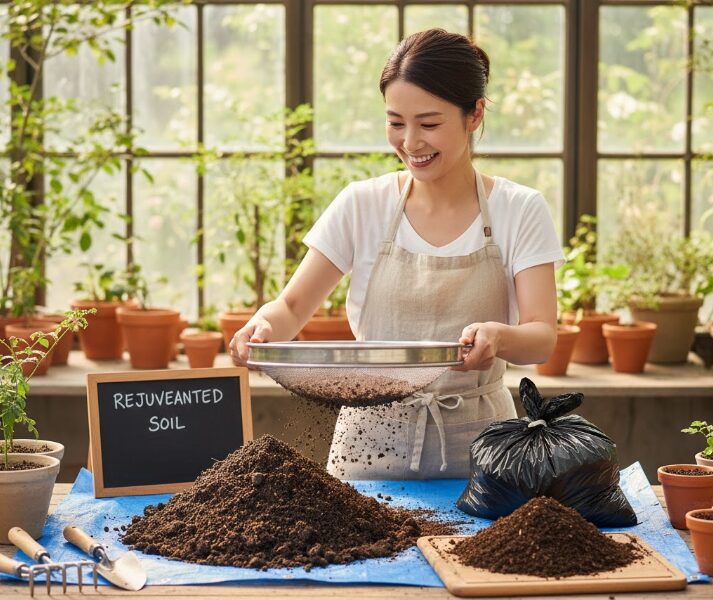 古い土の再生とリサイクル方法