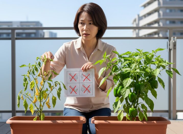 苗大きくならない、背丈 伸びないといった生育不良の兆候