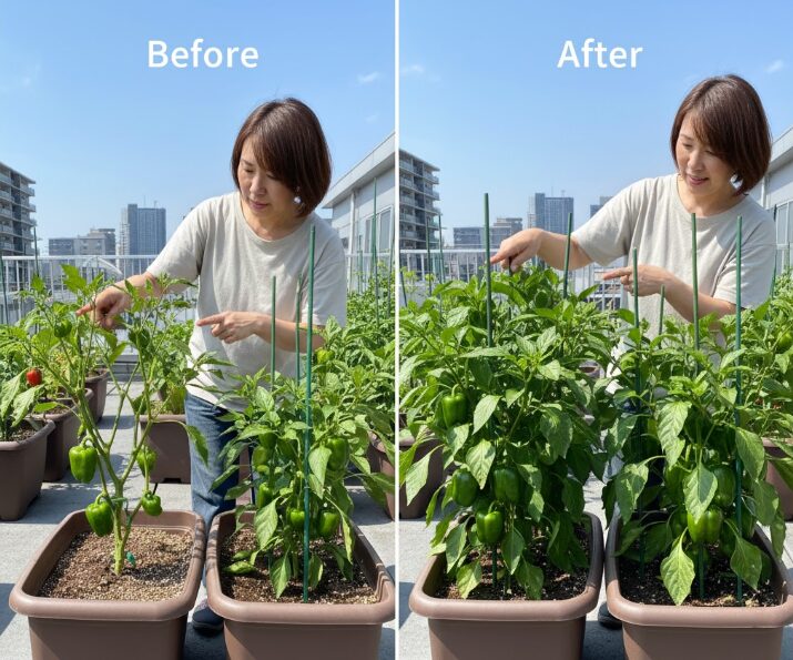 収穫量を増やす!プランターでピーマンが育たないを解決するコツ