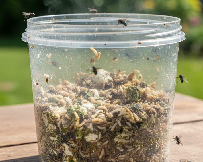 ぼかし肥で虫が湧く原因