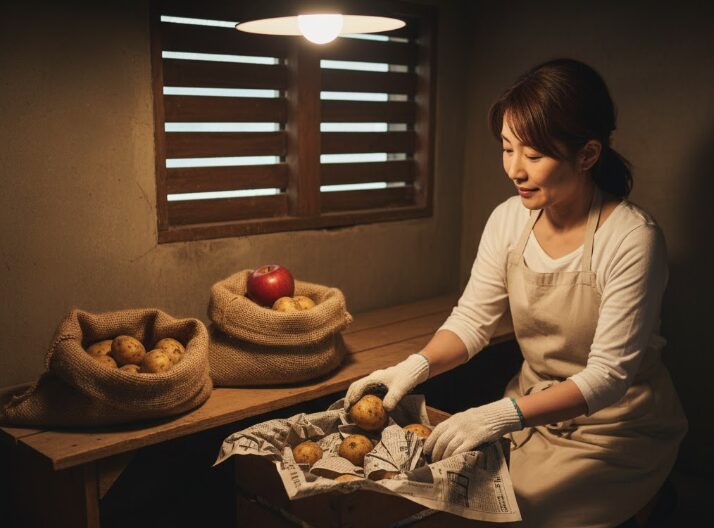 じゃがいも収穫後の正しい保存方法