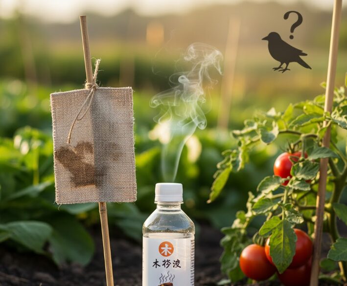 木酢液のニオイ、効果と持続時間