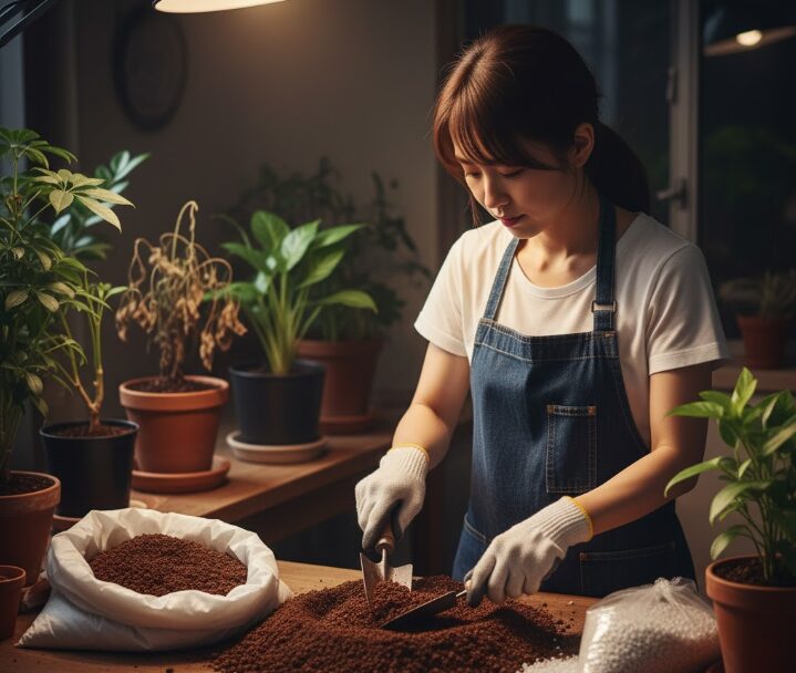 安い培養土の改良は必須です