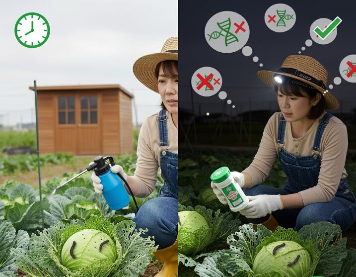 オルトラン耐性の可能性を疑う