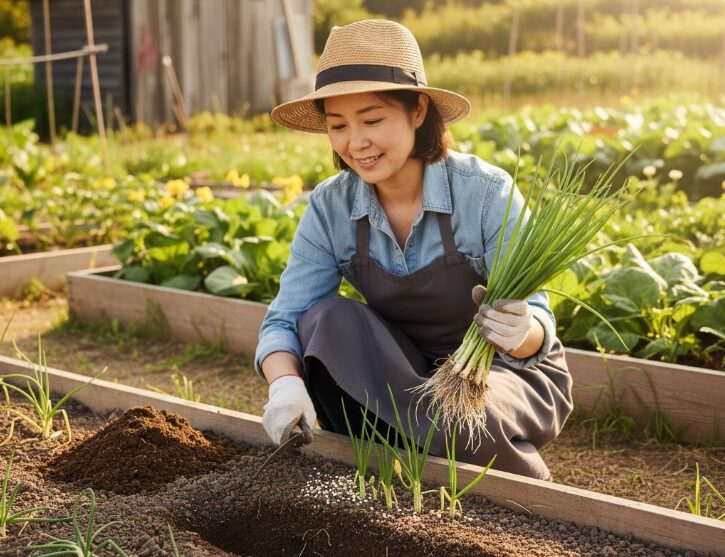 植え替え後の収穫と追肥