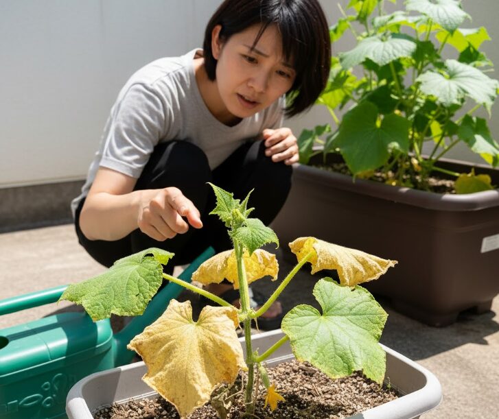 プランターが「浅すぎた」場合の症状