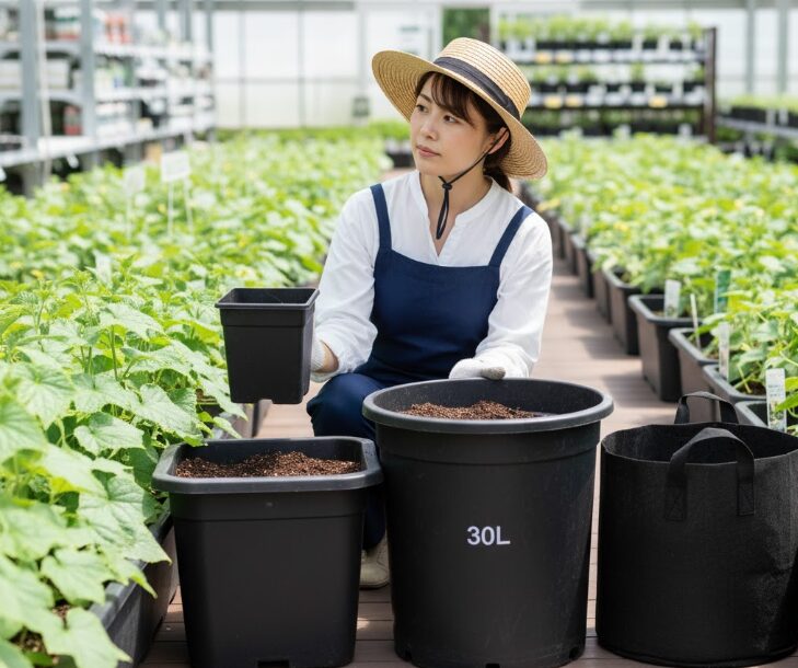 プランターの大きさと土の量が重要