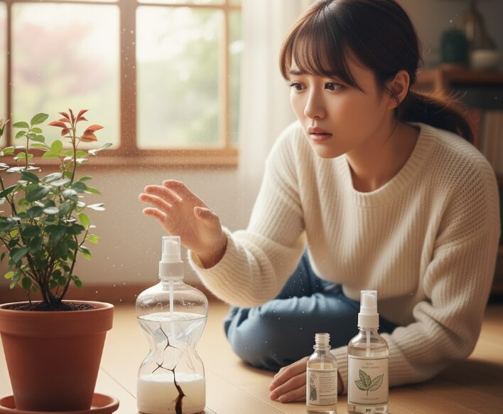 スプレー容器が溶ける?材質選びの注意点