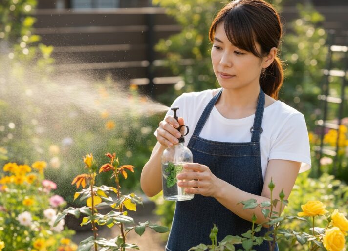 アブラムシ駆除ではなく予防するハッカ油スプレー活用術