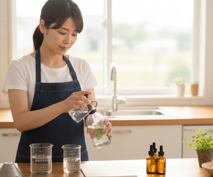 水道水とエタノールでの簡単な作り方