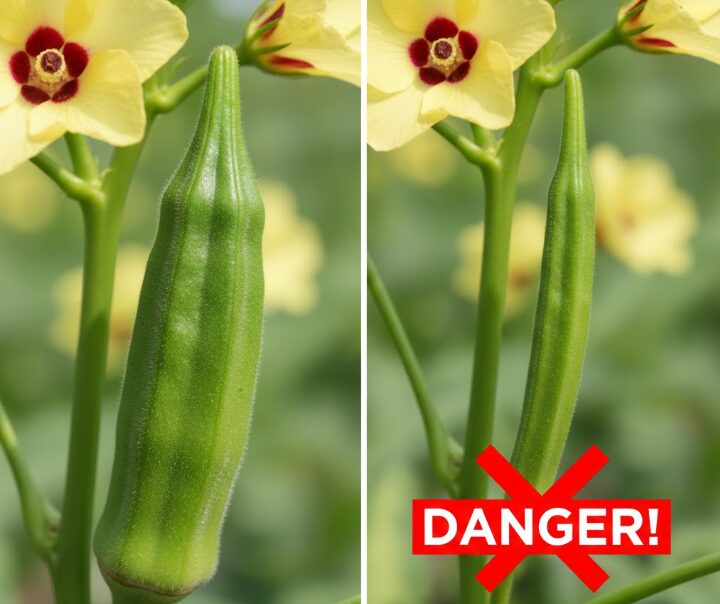 オクラと間違えやすいさやに注意