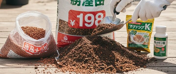 野菜や花に合う土のブレンド方法