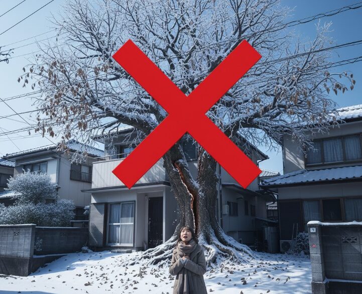 日本の冬は寒すぎて枯れるリスク