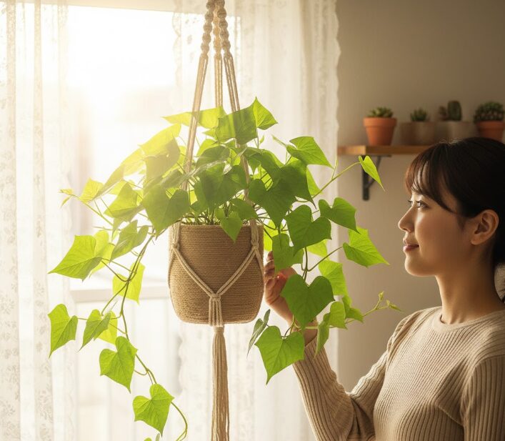 観葉植物としておしゃれに飾る