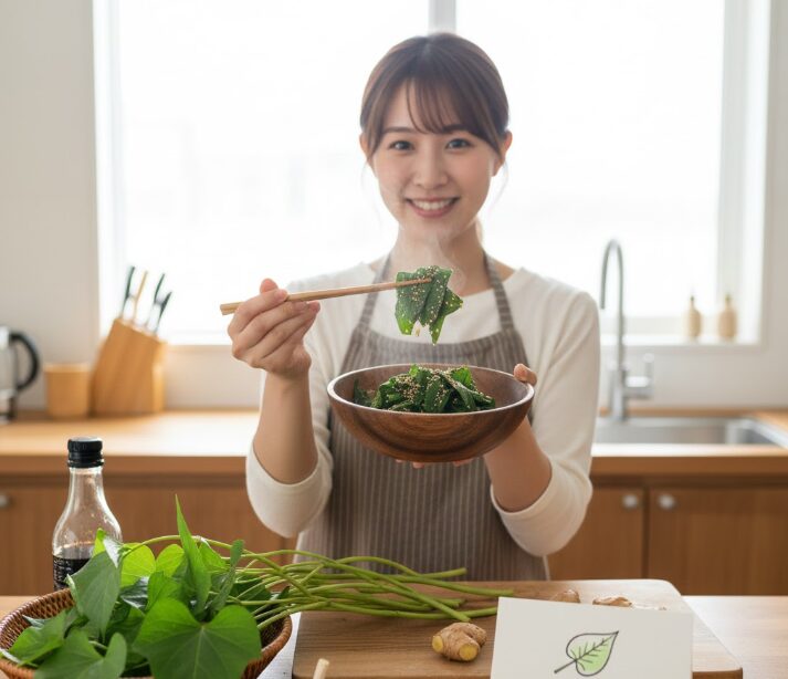 葉っぱを食べる栄養とレシピ