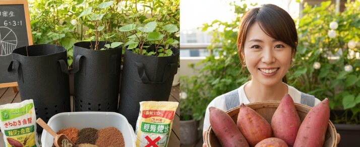 手軽に深さを確保できる袋栽培の魅力