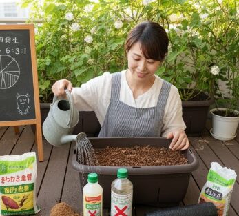 枯らさないための水やりと肥料管理