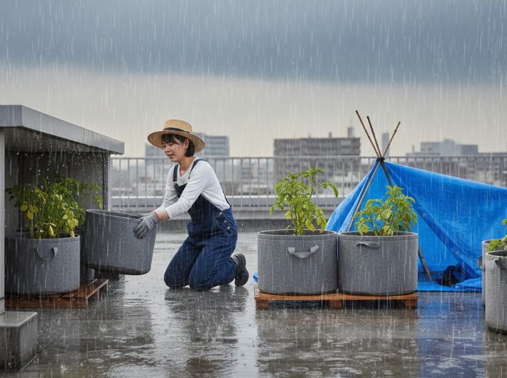 梅雨の長雨対策と置き場所