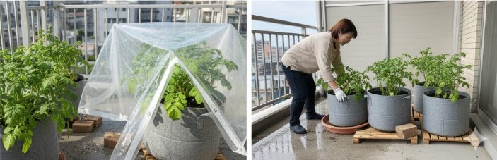 収穫直前は断水し味を向上