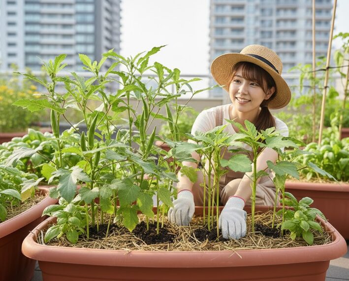 苗の間引きをせず複数本育てるメリット