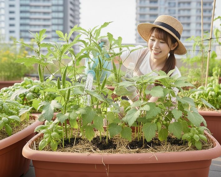 水やりと追肥でオクラの収穫期間を延ばす