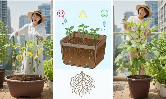 標準プランターに何株植える？