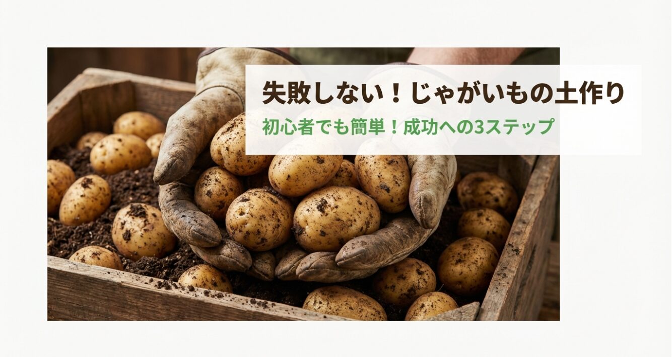 失敗しないじゃがいもの土作り！初心者でも簡単な成功への3ステップ